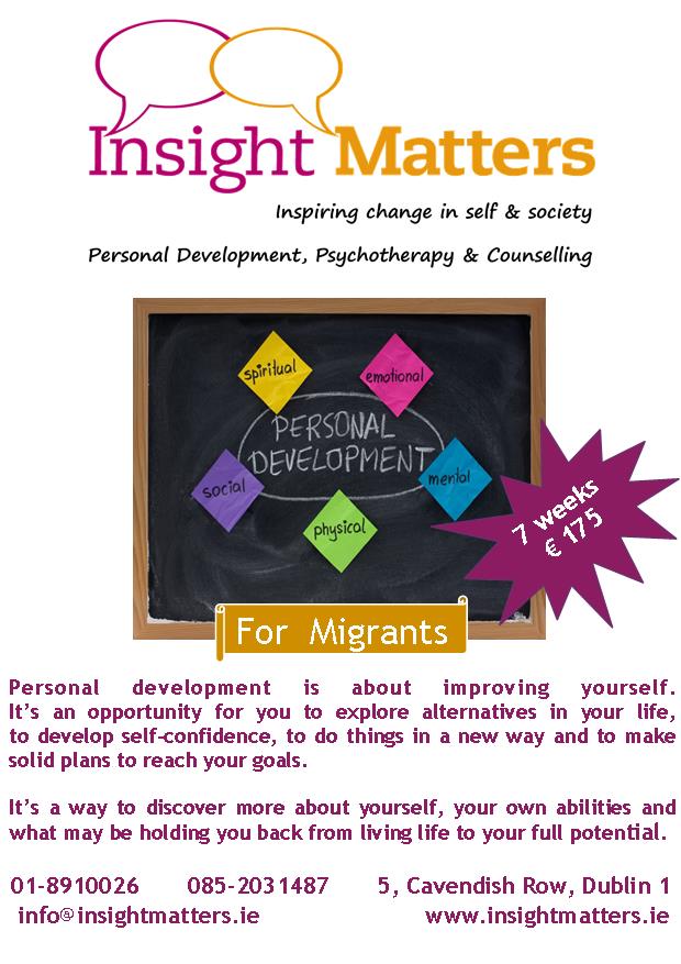 Insight Matters PDC Postcard for Migrants 2013 Front
